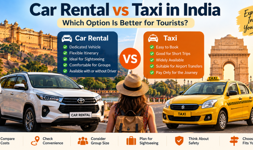 Car Rental vs Taxi in India: Which Option Is Better for Tourists?