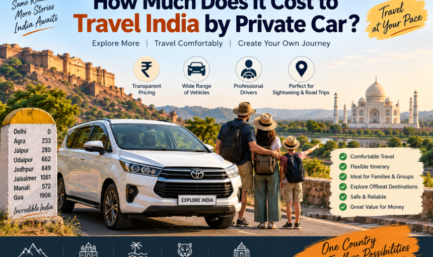 How Much Does It Cost to Travel India by Private Car?