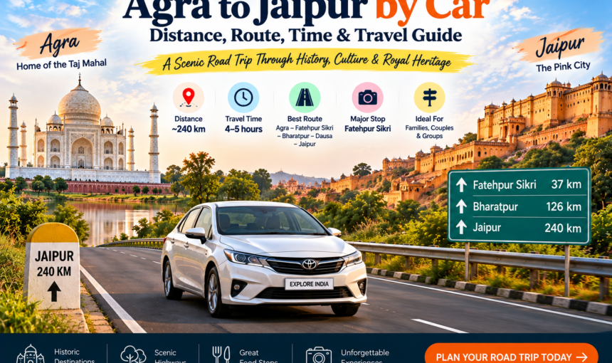 Agra to Jaipur by Car: Distance, Route, Time & Travel Guide